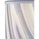 Marble Paper Lilac and Blue Agate 5 inch Drum Chandelier Shade