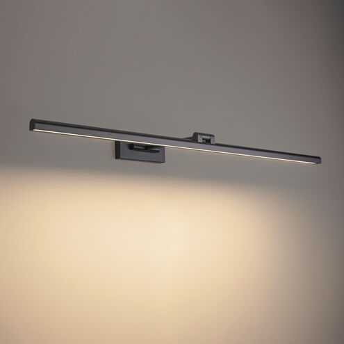 Reed 29.80 watt 42 inch Black Picture Light Wall Light, dweLED