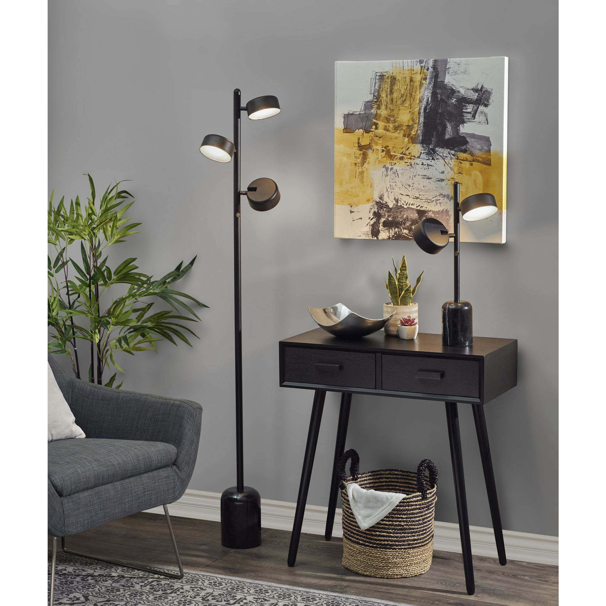 Bryant 20.75 inch 12.00 watt Black Table Lamp Portable Light