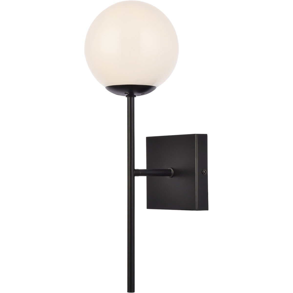 Neri 1 Light 7 inch Black Bath Sconce Wall Light
