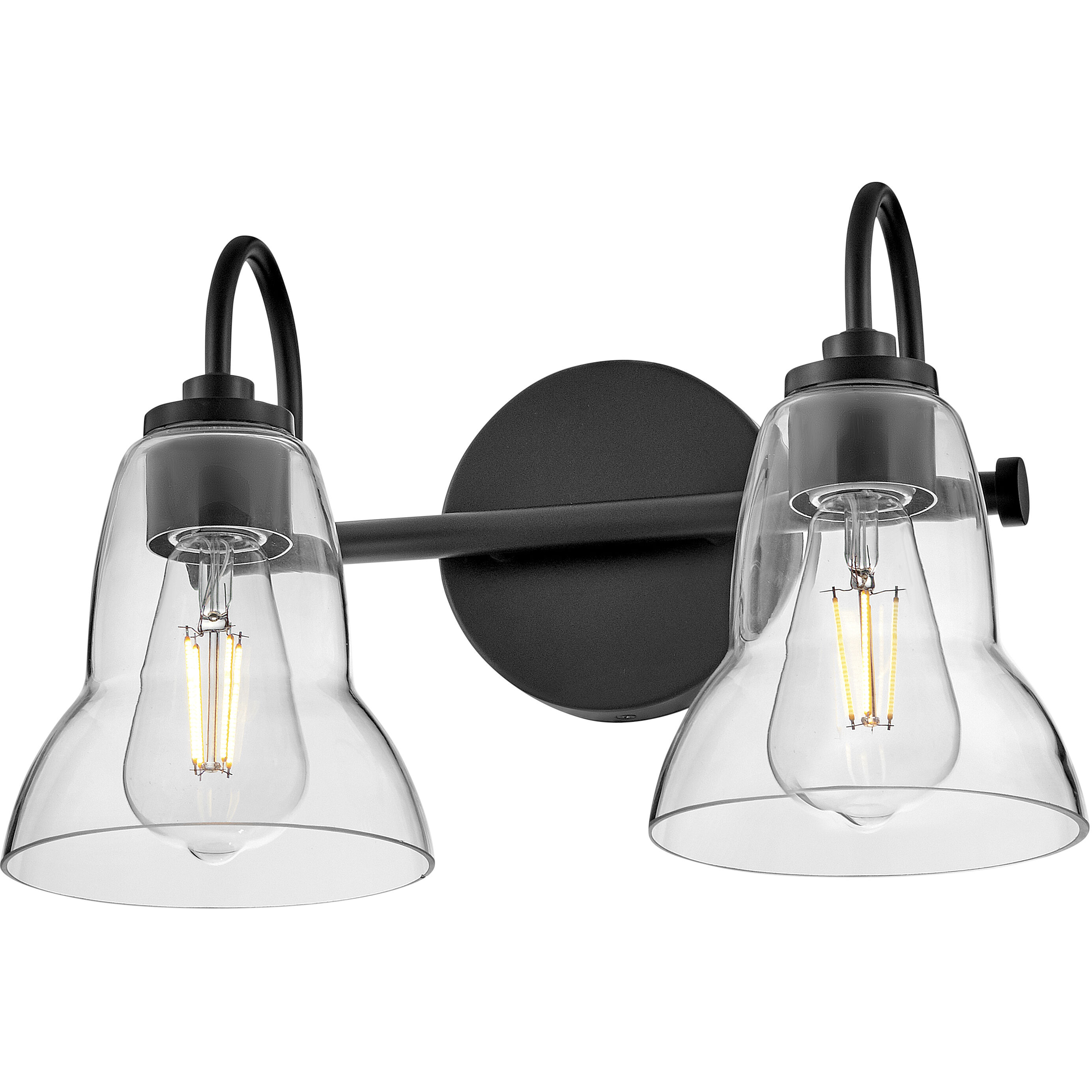 Vera LED 15 inch Black Bath Light Wall Light