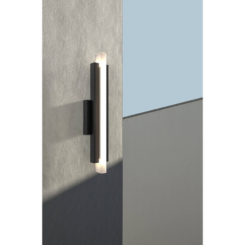 Architect Wall LED 3.06 inch Black Sconce Wall Light, Linear