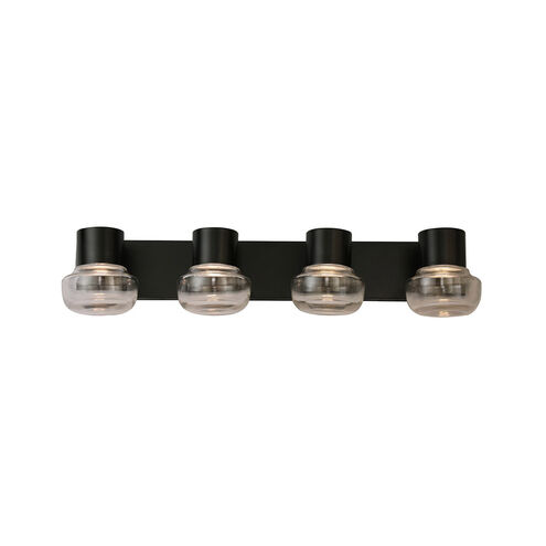 Belby LED 30.87 inch Black Bath Vanity Wall Light