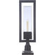 Perimeter 1 Light 25 inch Midnight Outdoor Post Mount