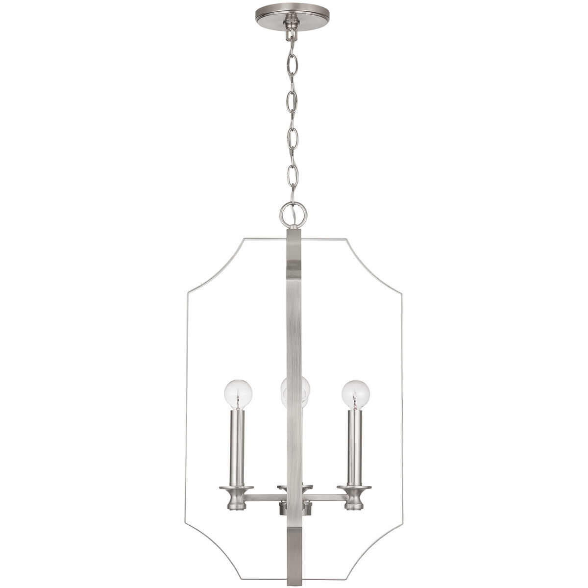 Myles 4 Light 15 inch Brushed Nickel Foyer Ceiling Light