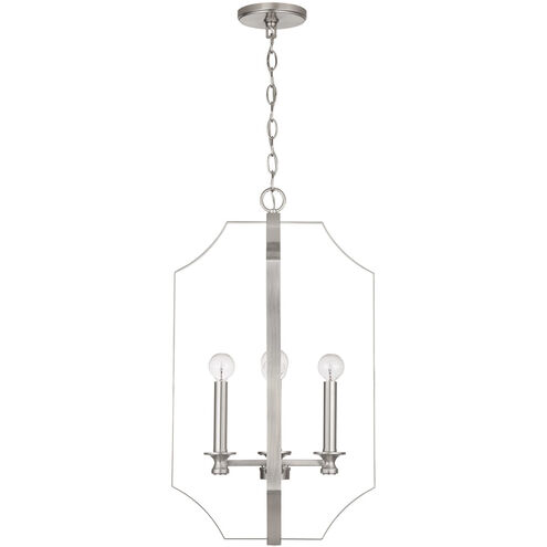 Myles 4 Light 15 inch Brushed Nickel Foyer Ceiling Light