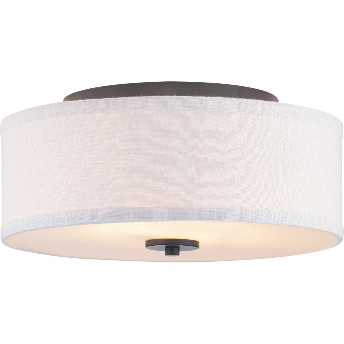 Inspire 2 Light 13 inch Graphite Flush Mount Ceiling Light
