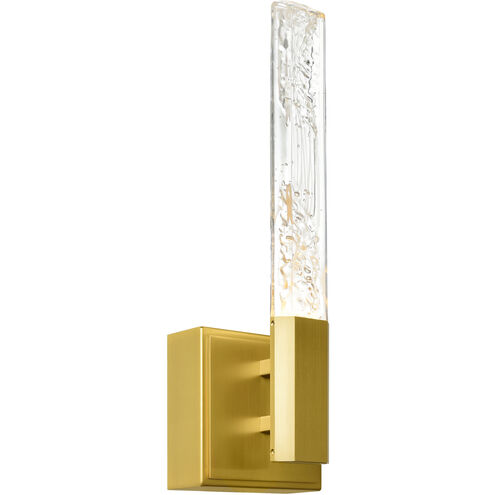Greta LED 4.3 inch Brass Wall Light