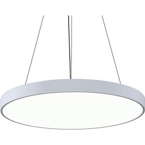 Pi LED 30 inch Satin White Pendant Ceiling Light