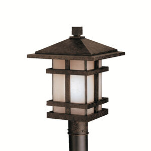 Cross Creek 1 Light 17 inch Aged Bronze Outdoor Post Lantern