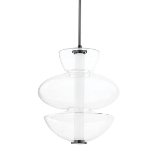 Palermo LED 19 inch Black Nickel Pendant Ceiling Light, Large