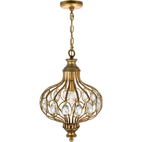 Altair 1 Light 12 inch Antique Bronze Chandelier Ceiling Light