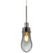 Wish 1 Light Satin Nickel Pendant Ceiling Light