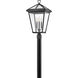 Estate Series Alford Place LED 26 inch Museum Black Outdoor Post Mount Lantern