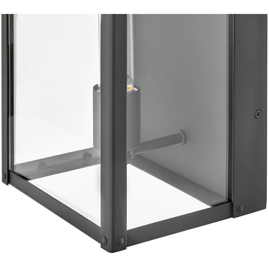 Estate Series Max 1 Light 20 inch Black Outdoor Wall Mount Lantern