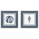 Seaside Blues Blue Framed Art