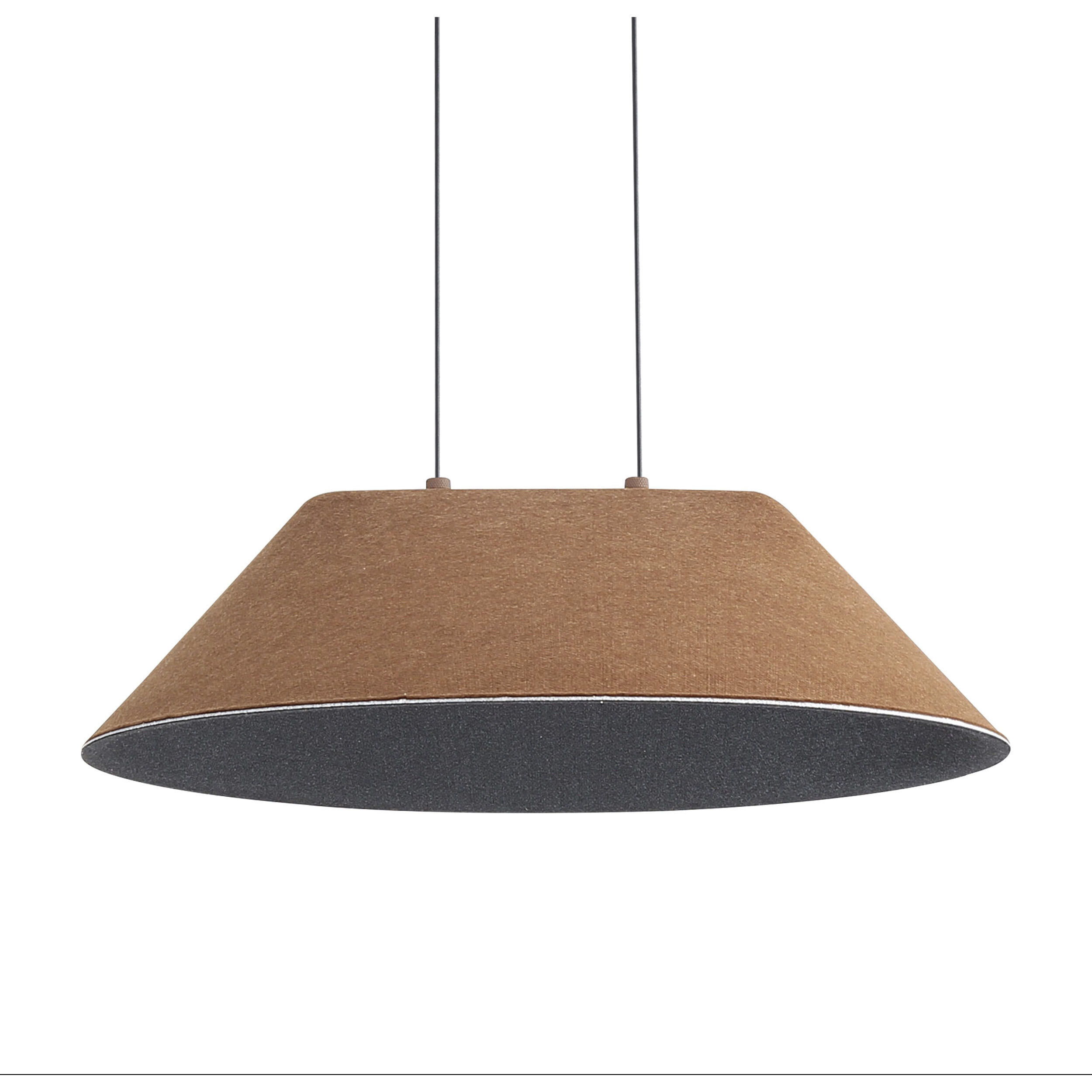 Faroe Pendant Ceiling Light in Coffee/Black