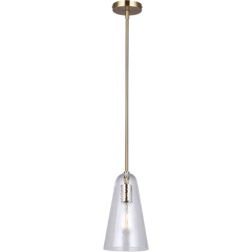Luisa 1 Light 5.88 inch Gold Pendant Ceiling Light