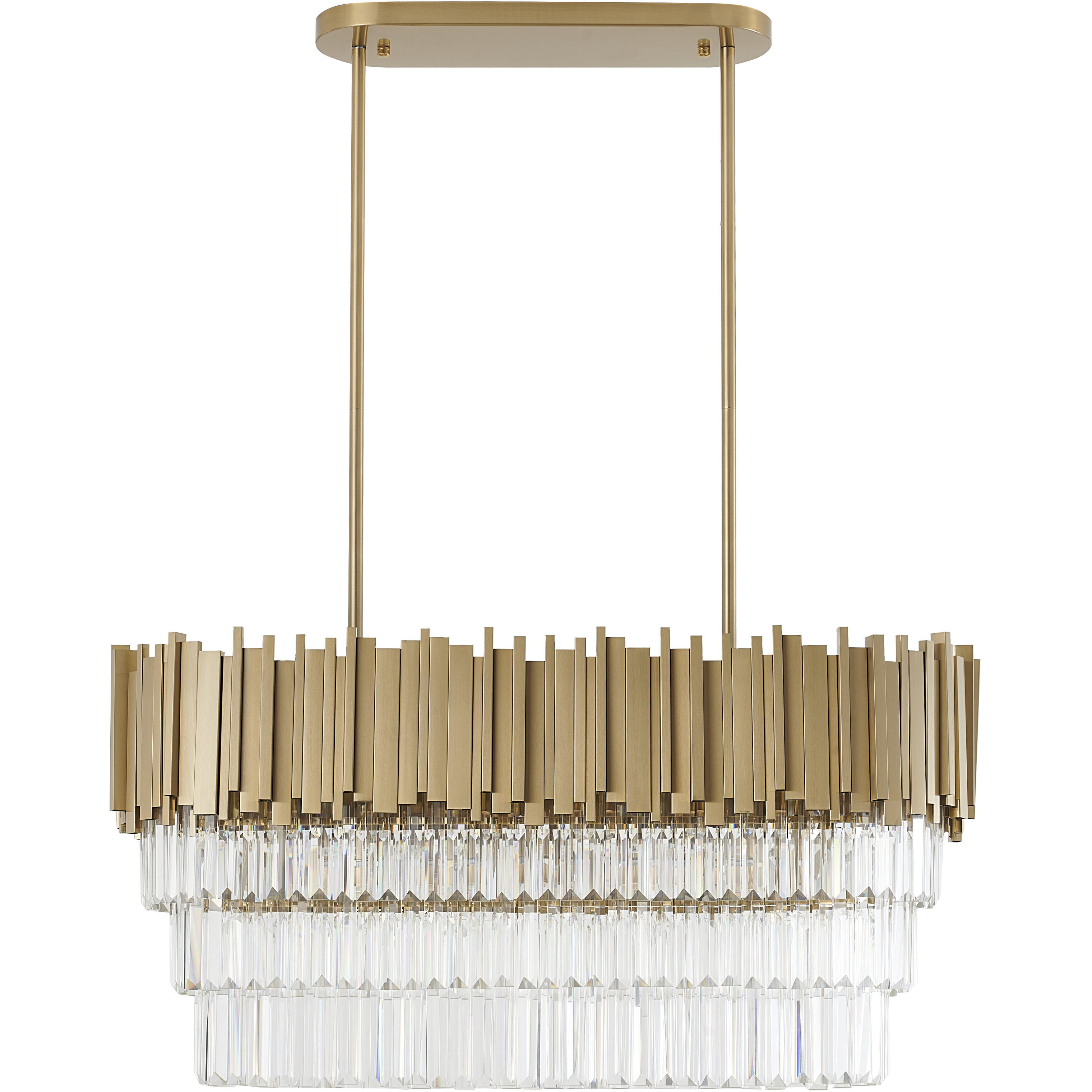 Canada 7 Light 11.8 inch Gold Chandelier Ceiling Light