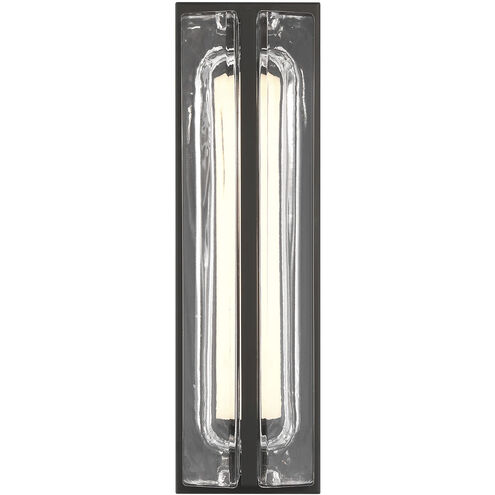 Langferd 1 Light 16 inch Black Outdoor Wall Sconce