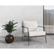 Milan Stinson White Outdoor Armchair