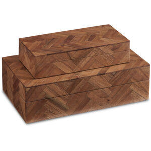 Alfeo 10.5 inch Natural Boxes, Set of 2