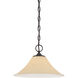 Treme 1 Light 13 inch Espresso Pendant Ceiling Light