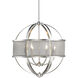 Colson 26 inch 60.00 watt Pewter Chandelier Ceiling Light