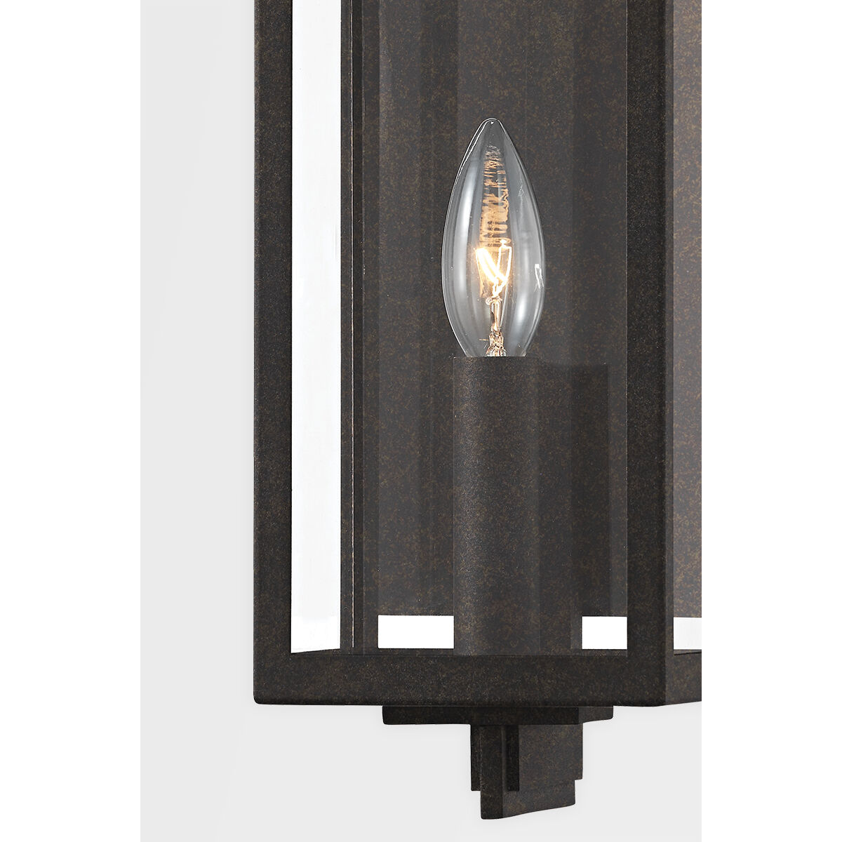 Nico 1 Light 13 inch French Iron Outdoor Wall Sconce