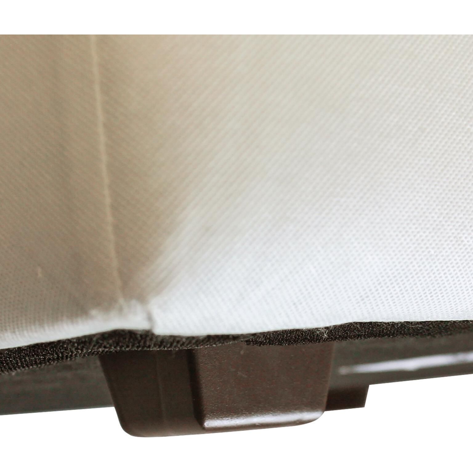 Universal Avanti Pecan Bench with Slipcover