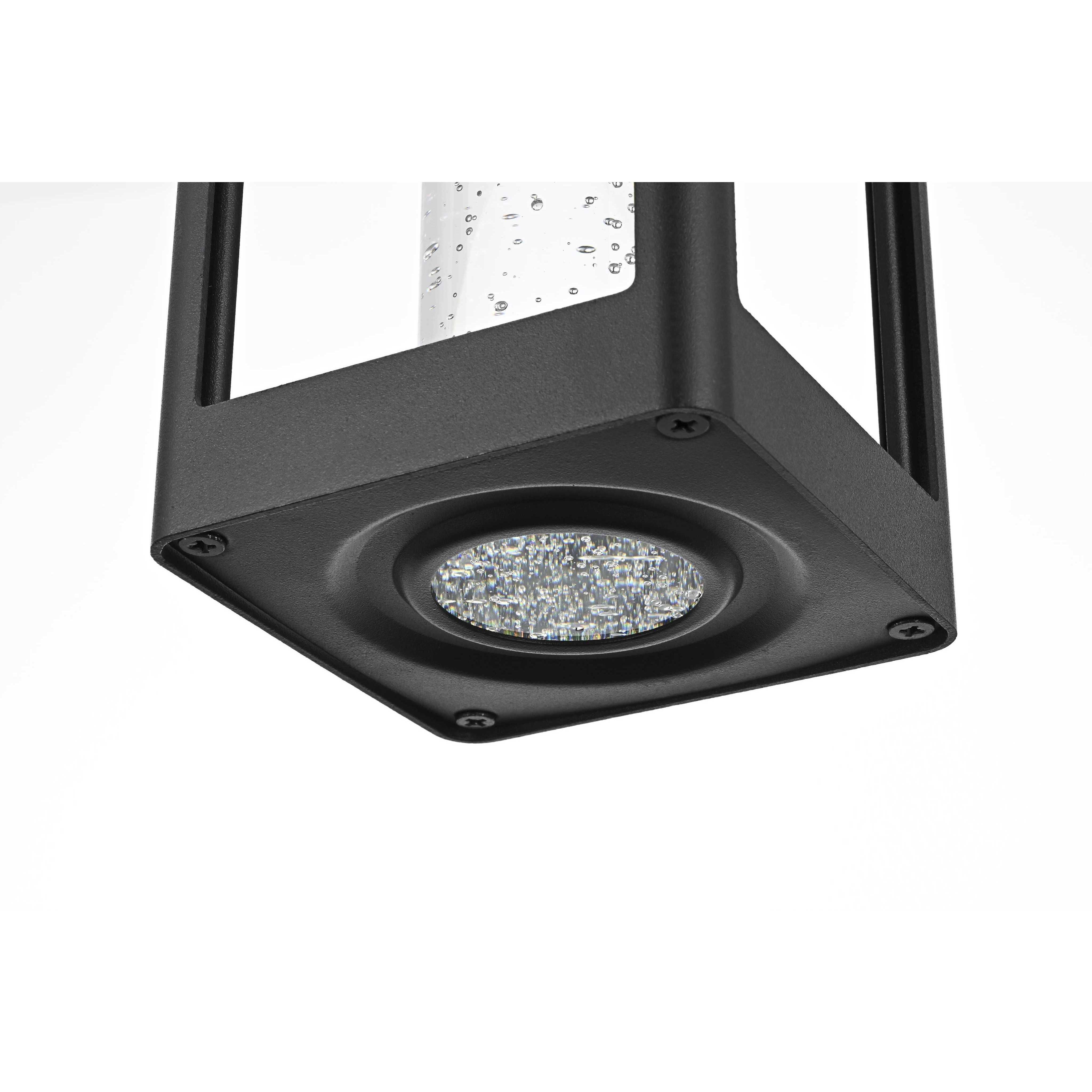 Amaris 1 Light 4 inch Black Outdoor Pendant
