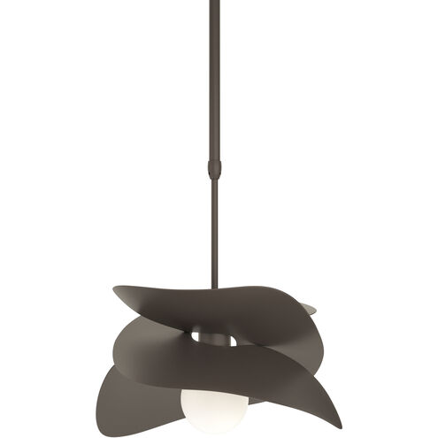 Hibiscus 1 Light 24.7 inch Coastal Dark Smoke Outdoor Pendant
