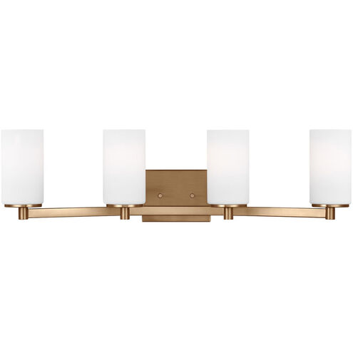Hettinger LED 29 inch Satin Brass Wall Bath Fixture Wall Light