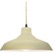 Radiance LED 13.5 inch Vanilla Gloss and Matte Black Pendant Ceiling Light
