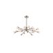 Canada 16 Light 30 inch Shiny Nickel Chandelier Ceiling Light