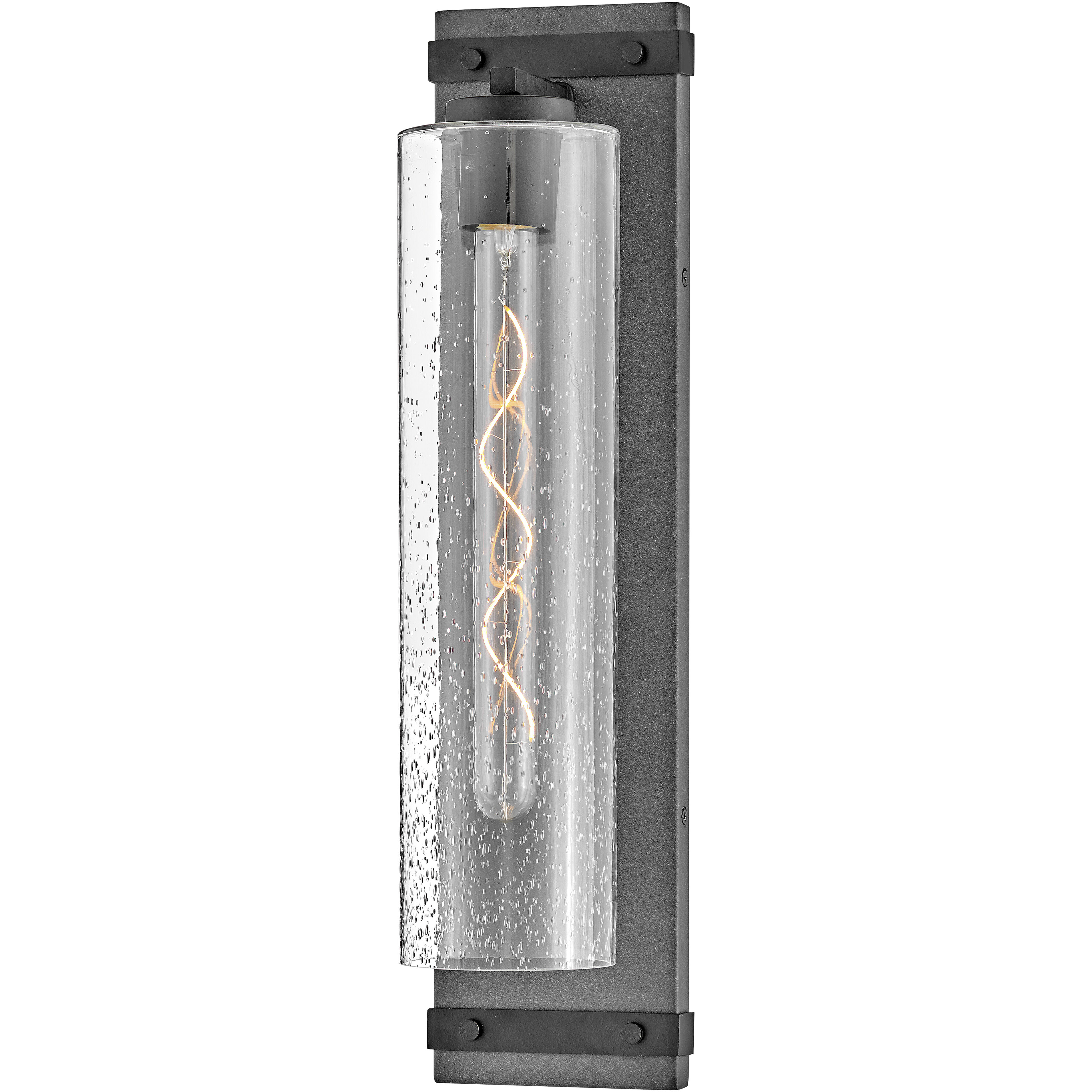 Sawyer LED 6 inch Aged Zinc with Distressed Black Vanity Light Wall Light