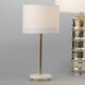Grace 19.5 inch 40 watt Antique Brass Table Lamp Portable Light