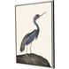 Great Heron Blue and Brown and Multi Canvas