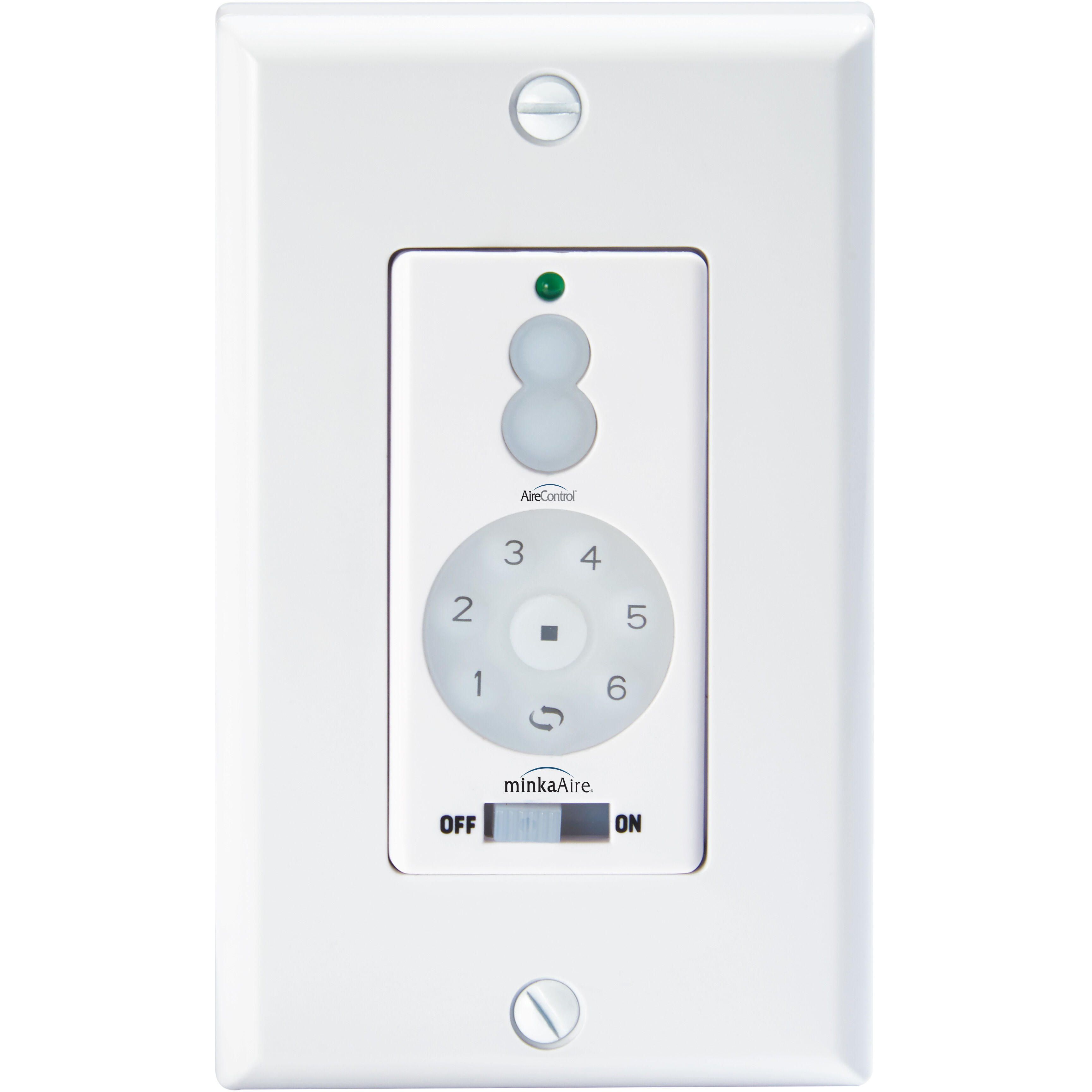 AireControl White Dc Wall Fan Control