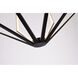 Canada LED 32 inch Black LED Chandelier Ceiling Light