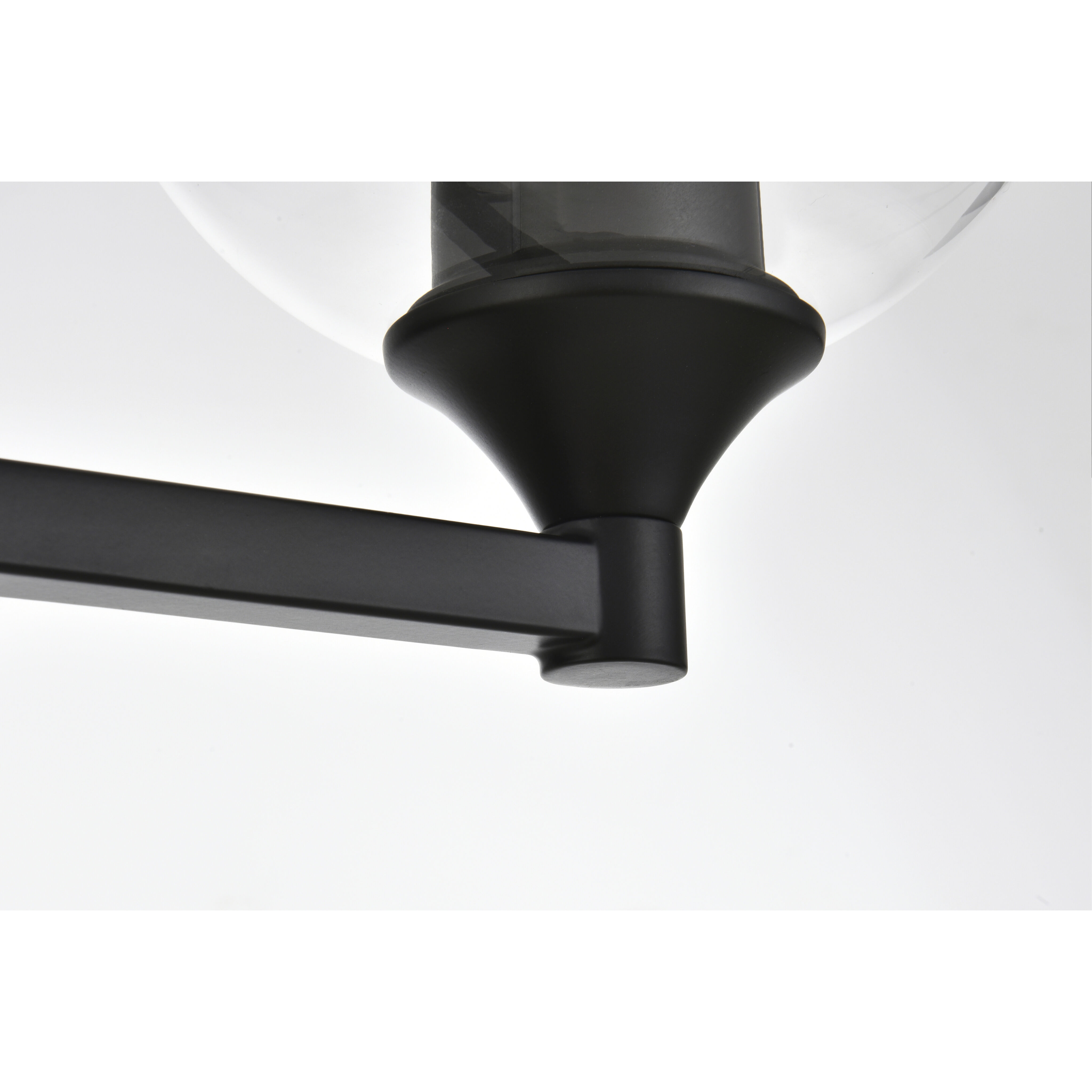 Foster 4 Light 33 inch Black Bath Sconce Wall Light