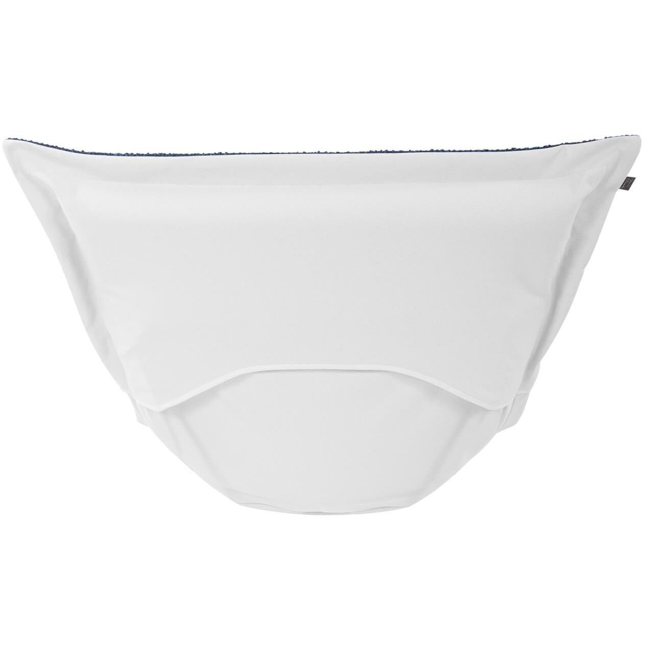 Alicante Indigo Patio Scroll Puff Chair Cover & Cushion