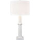 Calvin 32.5 inch 150.00 watt Plaster White Table Lamp Portable Light