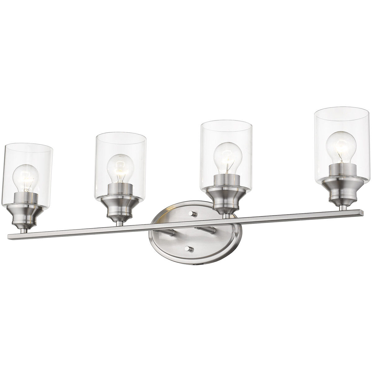 Gemma 4 Light 31 inch Satin Nickel Vanity Light Wall Light