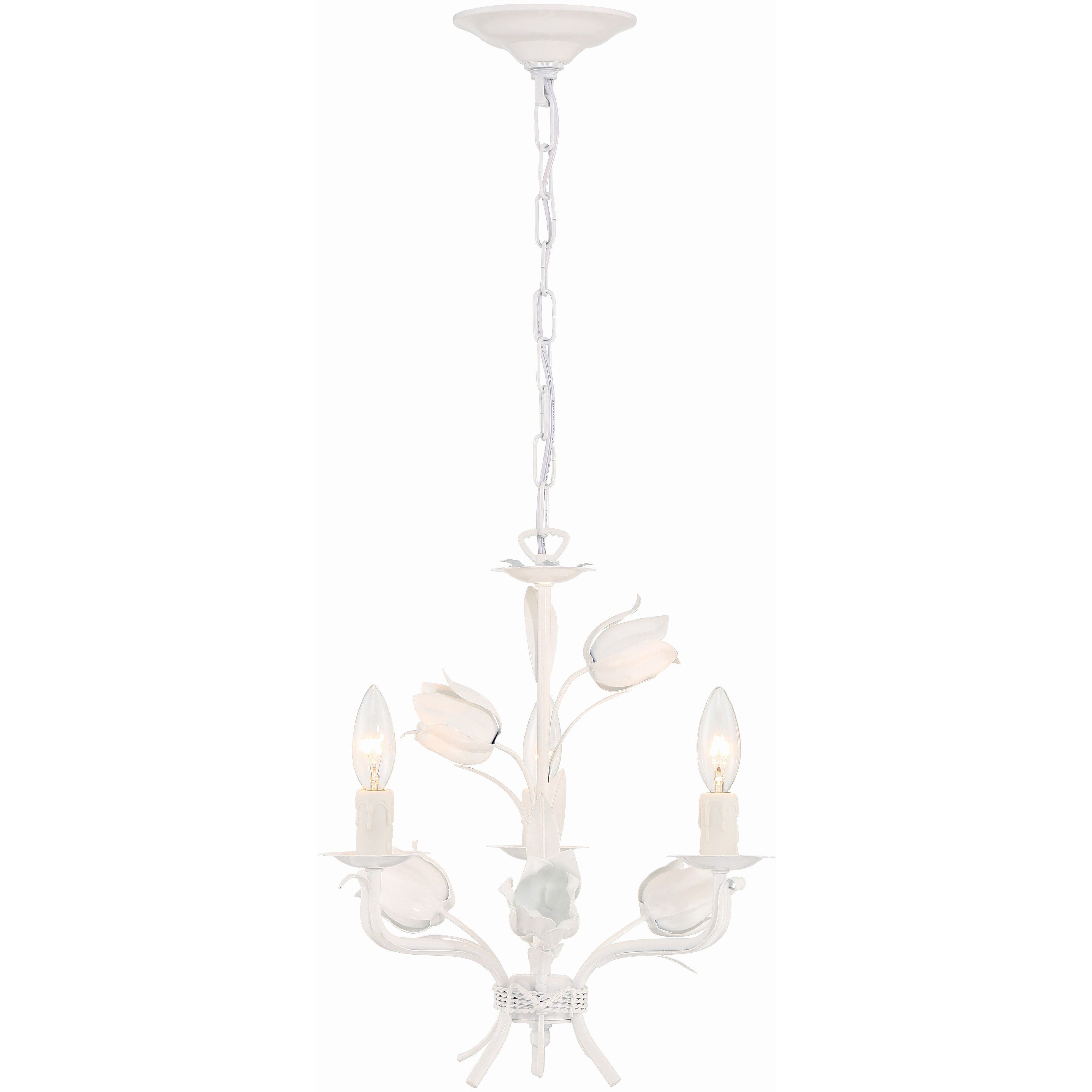 Southport 3 Light 14 inch Wet White Mini Chandelier Ceiling Light