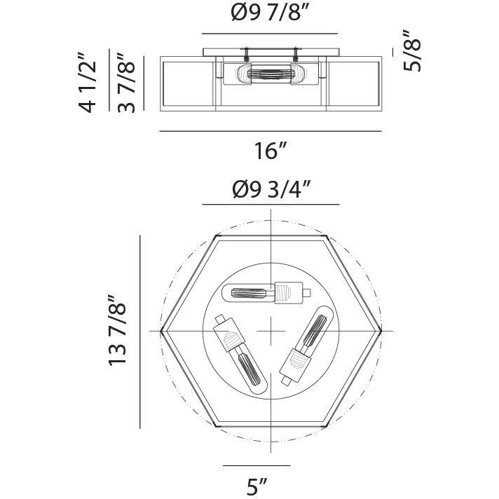 Creed LED 13.88 inch White Flush Mount Ceiling Light
