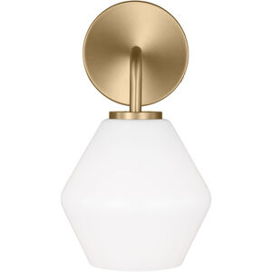 Jett 1 Light 6 inch Satin Brass Wall Bath Fixture Wall Light