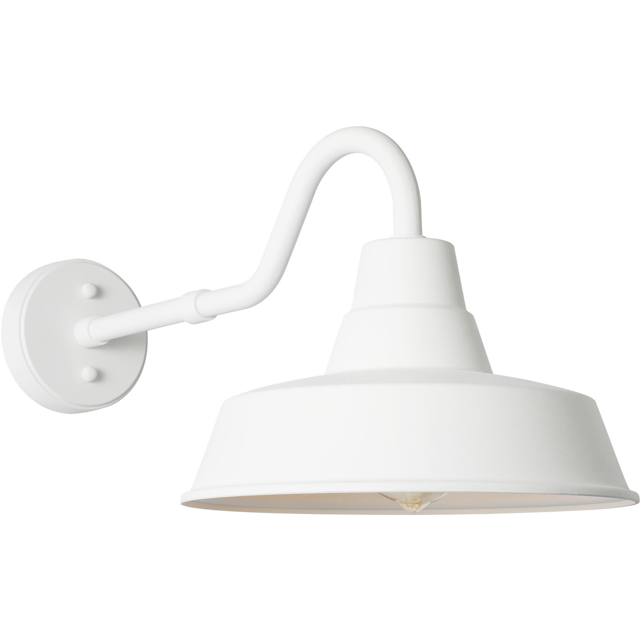 Sean Lavin Barn Light 1 Light 10.75 inch Outdoor Textured White Outdoor Wall Lantern