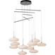 Clouds 10 Light 41.7 inch Vintage Platinum Mobile Pendant Ceiling Light