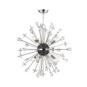 Liberty 6 Light 32 inch Polished Nickel Chandelier Ceiling Light
